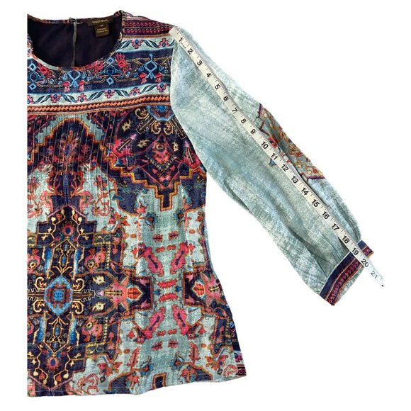 Anthropologie Vineet Bahl Prudence Blouse Boho Bohemian Chic XS $98 - Picture 10 of 14